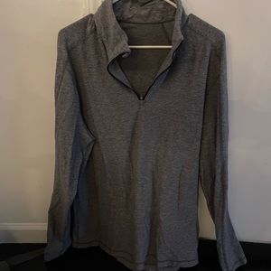 Lululemon grey quarter zip XL
